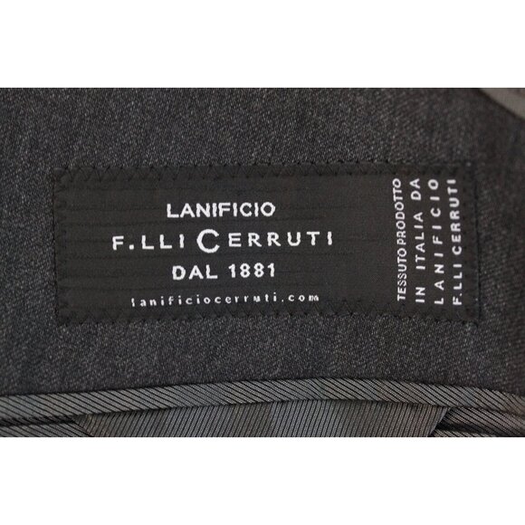 Banana Republic Men Jacket Blazer Sport Coat 2 Button Wool Canada Gray Sz 44 R - Picture 11 of 16